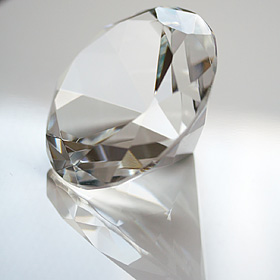 ビックダイヤのガラスカットは代数学的輝き?