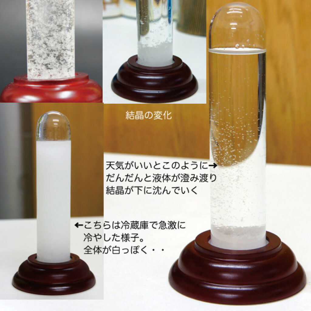 ストームグラスで見る結晶の変化